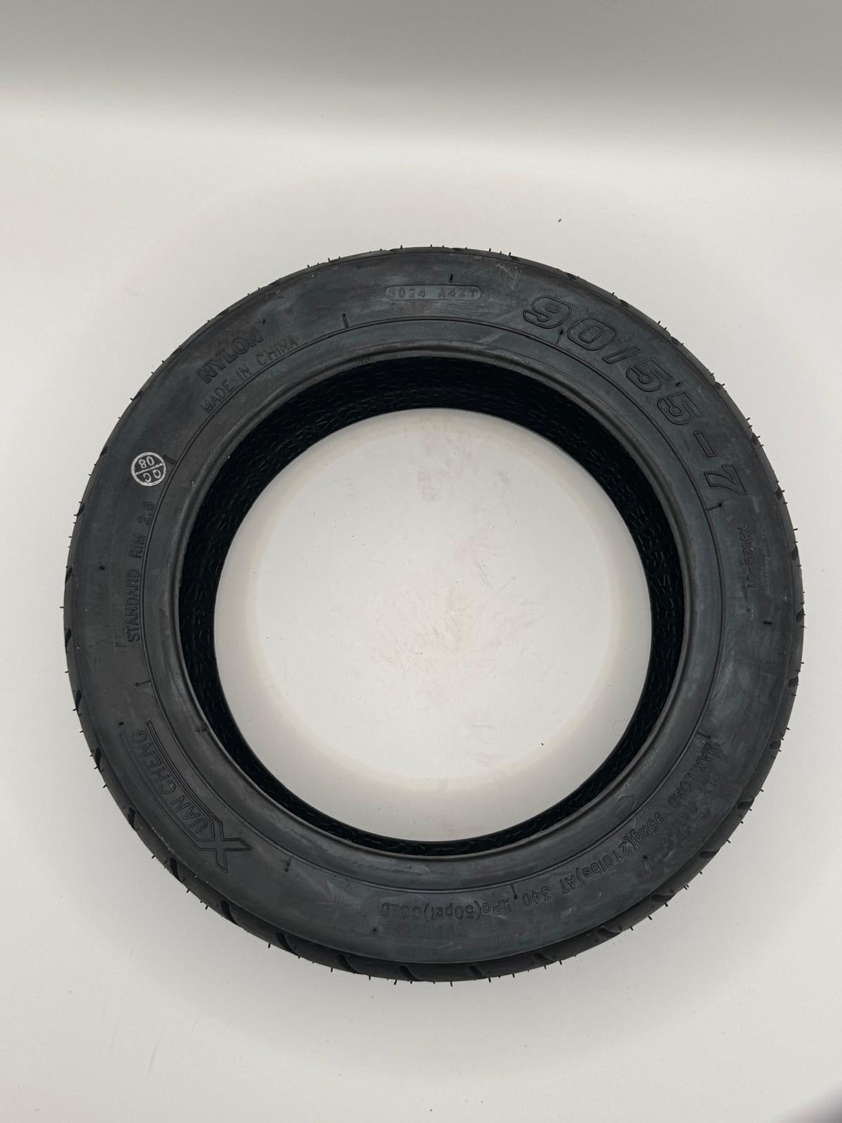 90/55-7 Tubeless Tire – Electric Scooter Replacement Tire | Heavy Duty 7 Inch