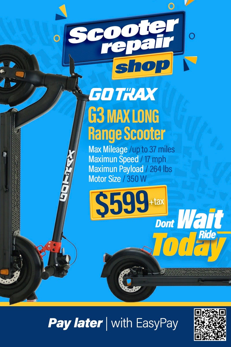 Gotrax G3 Max Electric Scooter – 37 Mile Range, 350W Motor, 10” Pneumatic Tires