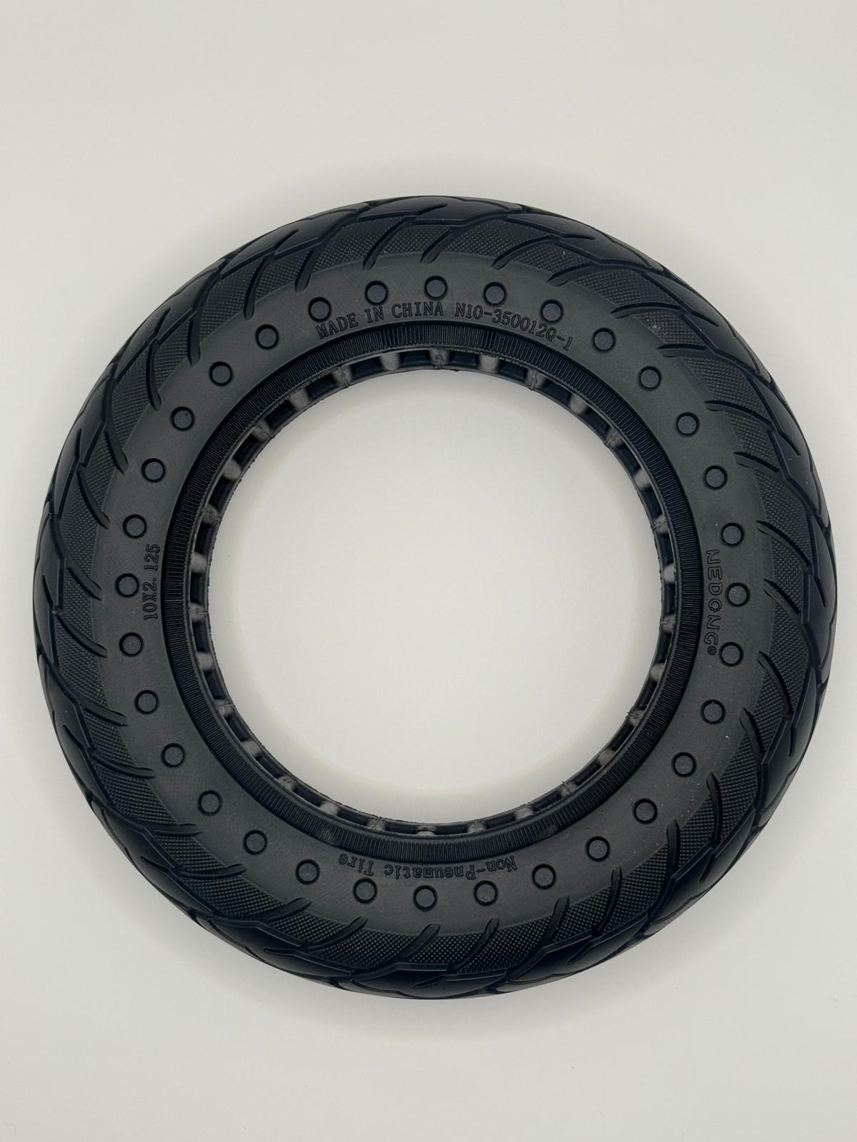 10x2.125 Solid Tire for Electric Scooter | Replaces 85/65-6 & 10x3 | Flat Free 10 Inch Replacement