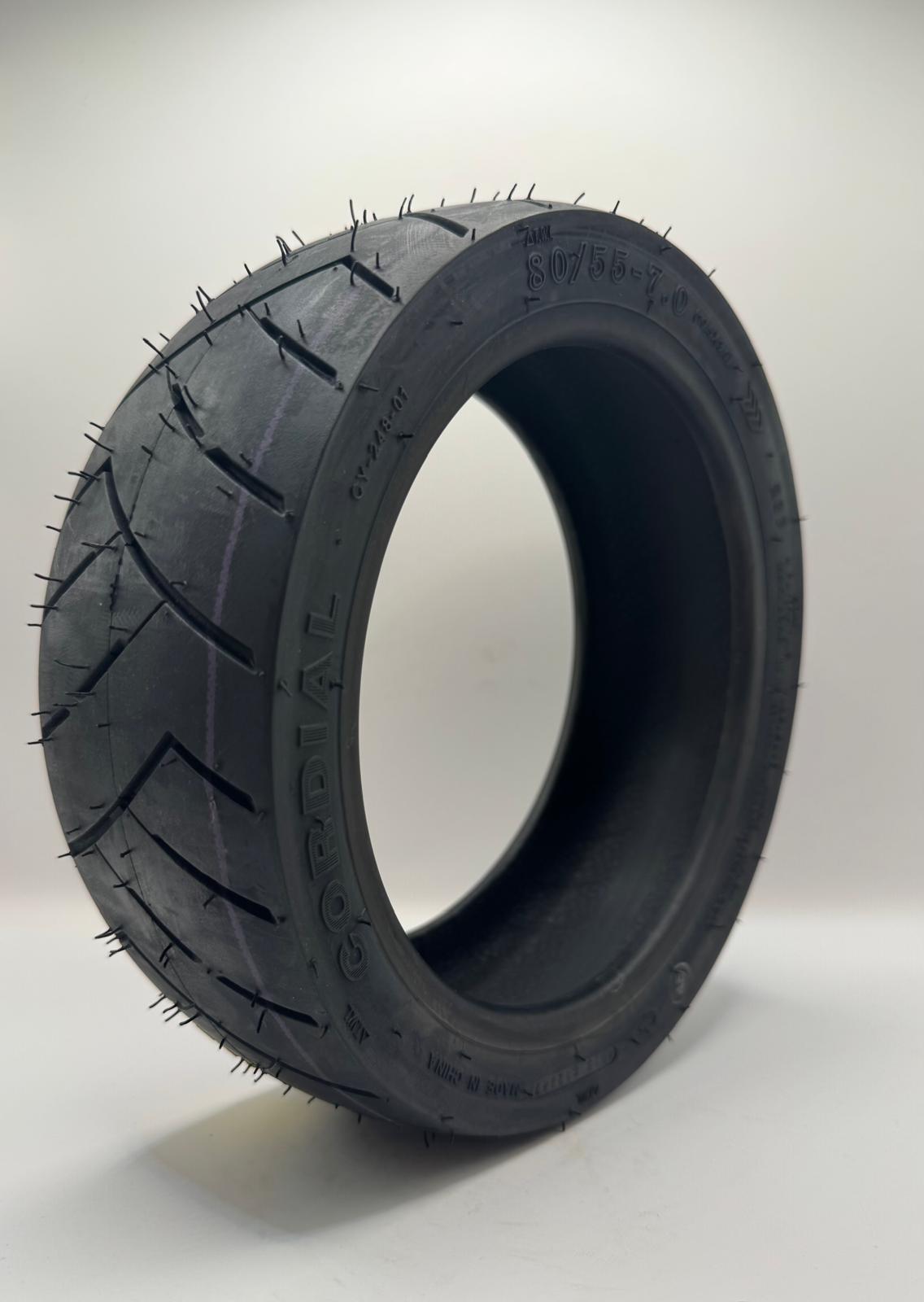 80/55-7 Tubeless Tire (10.5x3-7) for Electric Scooter | 10.5 Inch Replacement