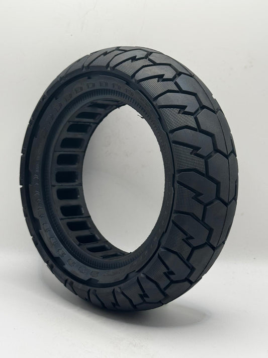 10x3.0 Solid Tire for Electric Scooter | Replaces 80/65-6 & 255x80 | Flat Free 10 Inch Wide Replacement