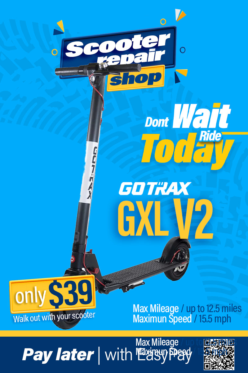 Gotrax GXL V2 Electric Scooter - 12.5 Max Range, 250W Motor, 8.5" Tires