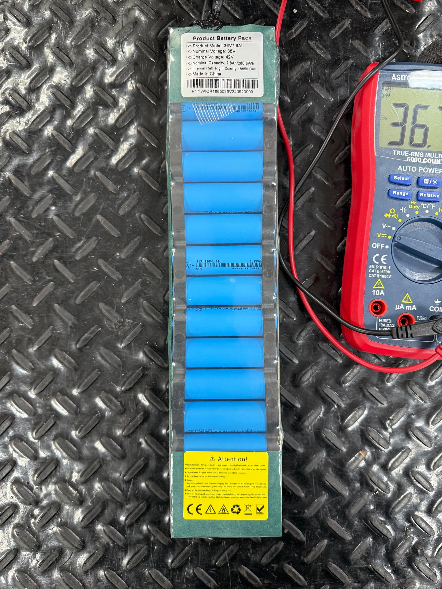 36V Lithium Battery for Electric Scooter & E-Bike | Replacement 36 Volt Battery Pack
