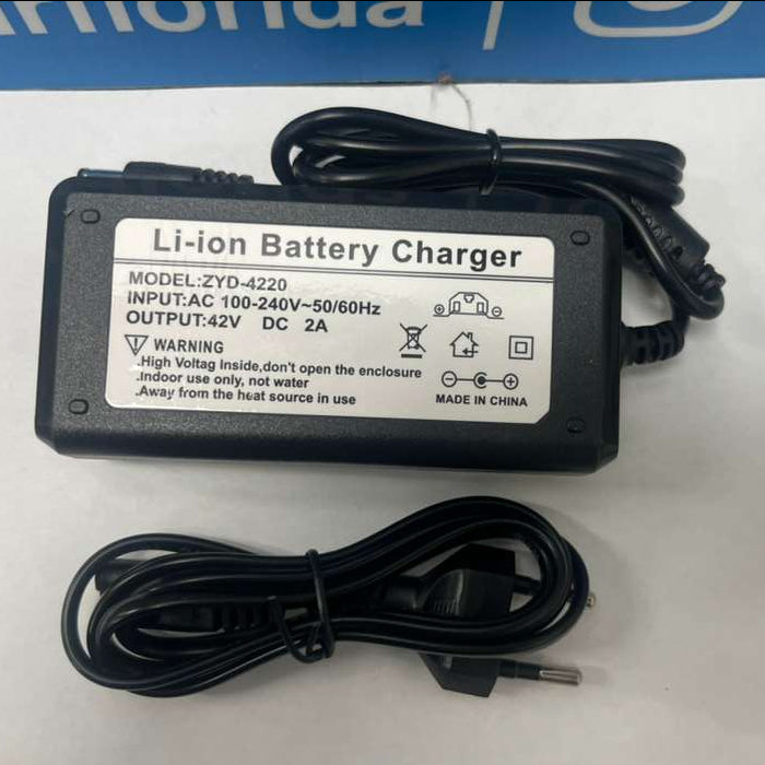 42V 2A Charger for 36V Electric Scooter & E-Bike Batteries