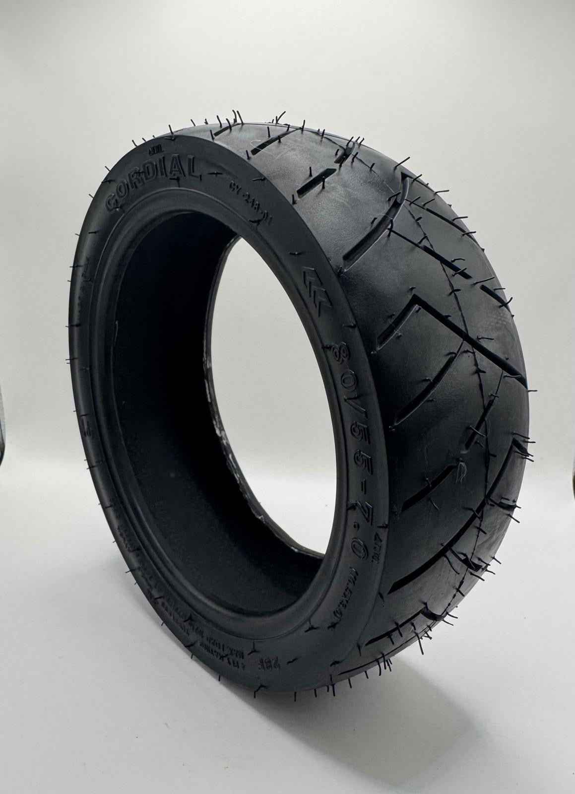80/55-7 Tubeless Tire (10.5x3-7) for Electric Scooter | 10.5 Inch Replacement