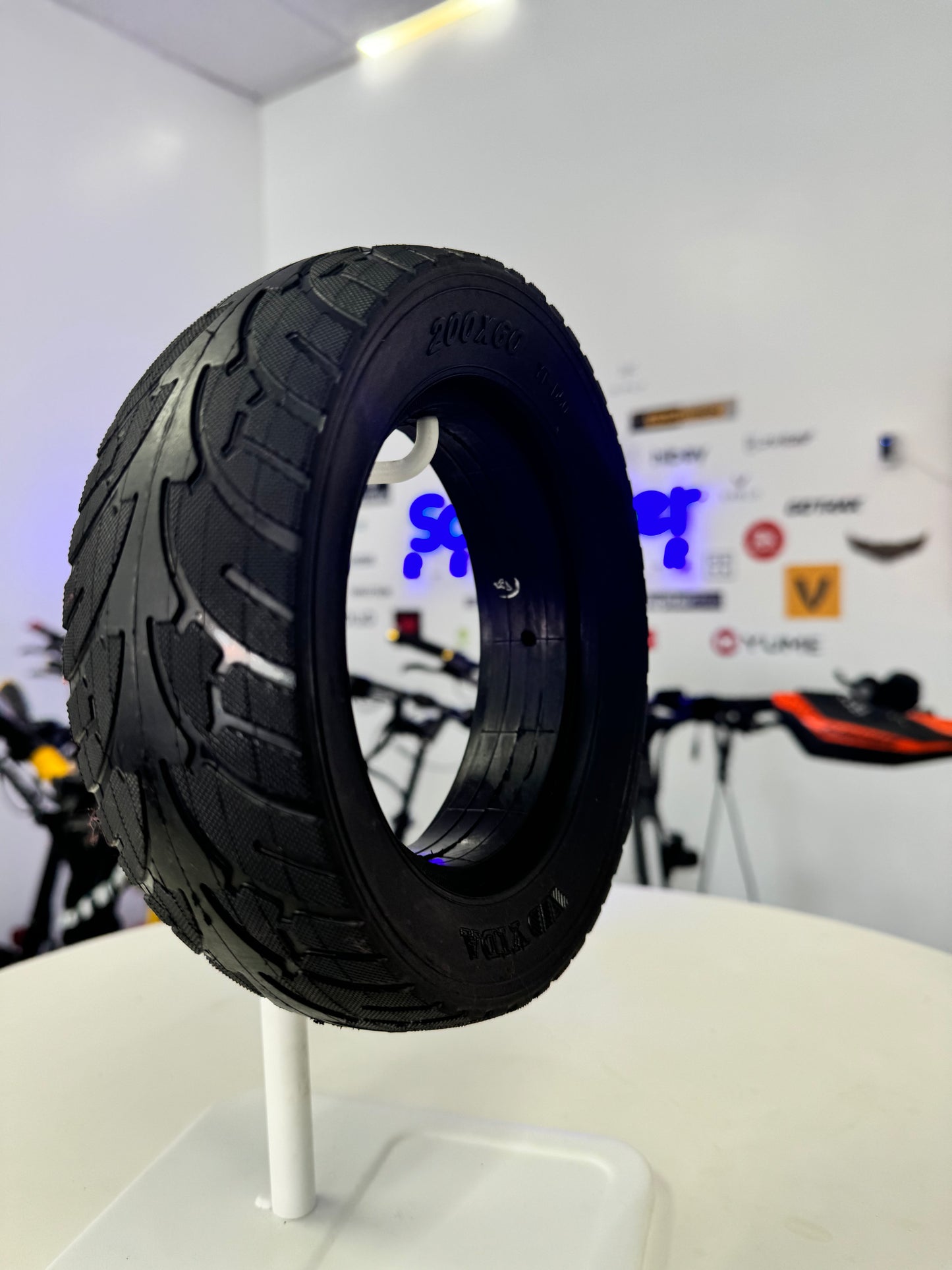 200x60 Solid Tire for Electric Scooter | Flat Free Replacement