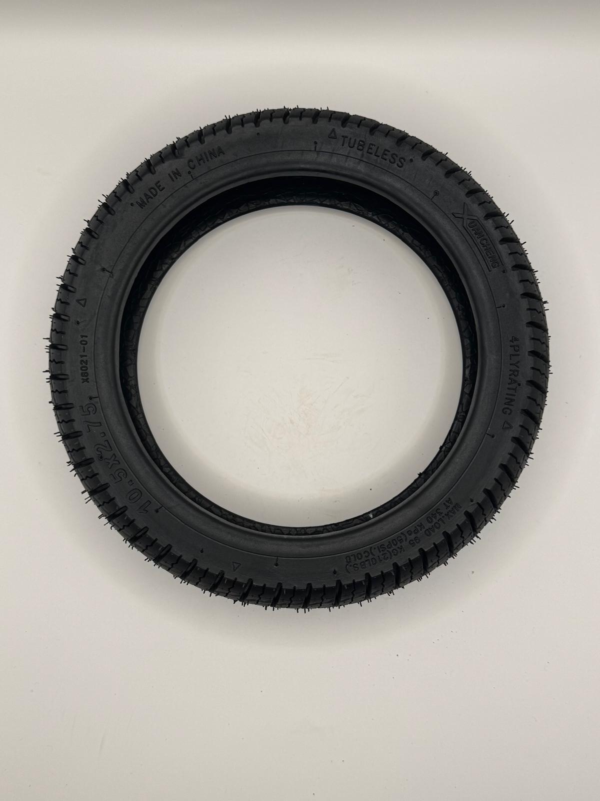 10.5x2.75 Tubeless Tire for Electric Scooter | 10.5 Inch Wide Replacement