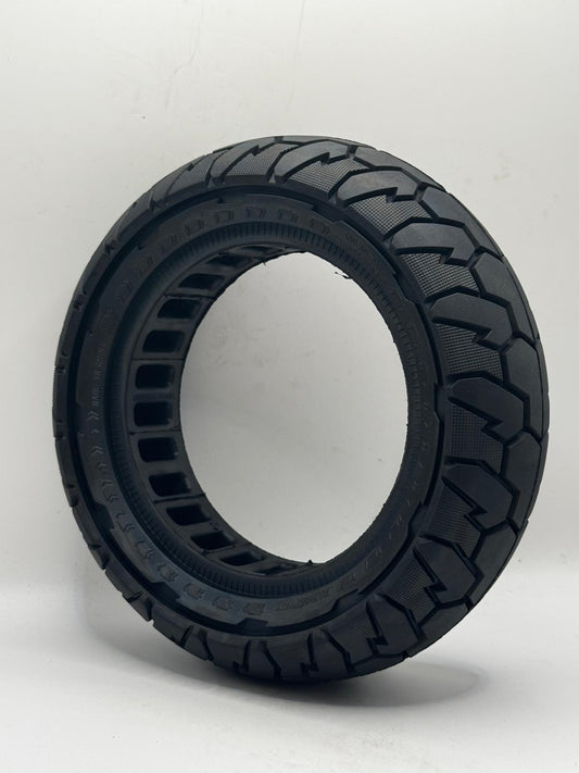 10x3.0 Solid Tire for Electric Scooter | Replaces 80/65-6 & 255x80 | Flat Free 10 Inch Wide Replacement