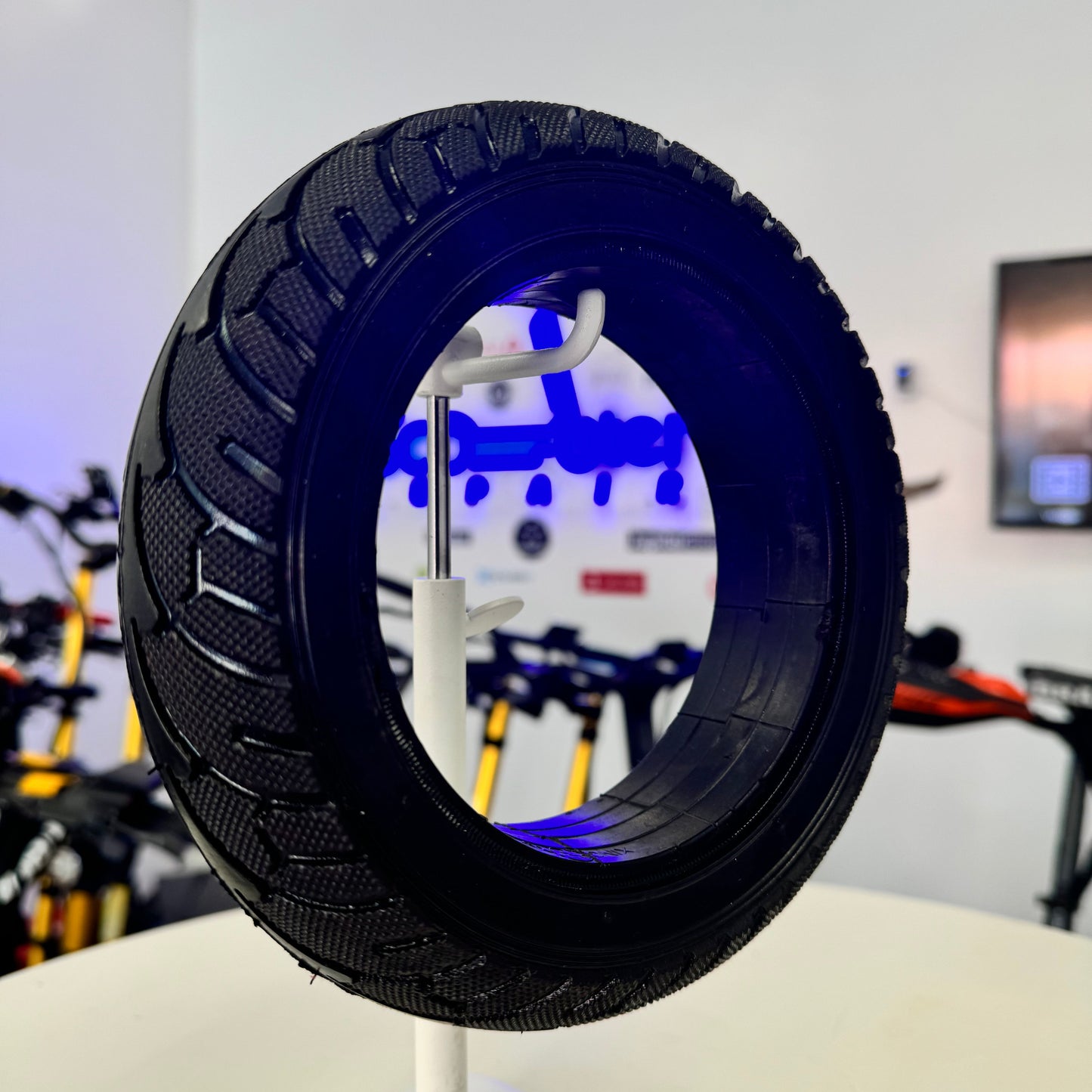 10x2.5 Solid Tire for Electric Scooter | Replaces 60/70-6.5 | Flat Free 10 Inch Replacement