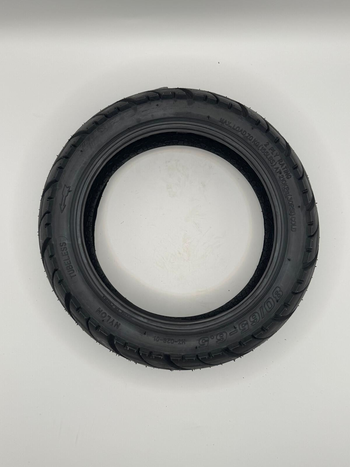 80/65-6.5 Tubeless Tire for Electric Scooter | Performance Replacement