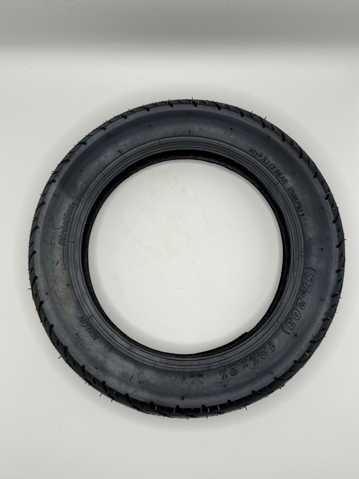 12.5x2.125 (12 1/2 x 2 1/4) Tube Type Tire for Electric Scooter | 12.5 Inch Replacement