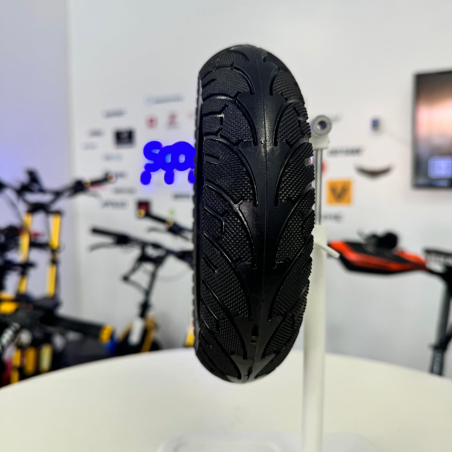 10x2.5 Solid Tire for Electric Scooter | Replaces 60/70-6.5 | Flat Free 10 Inch Replacement