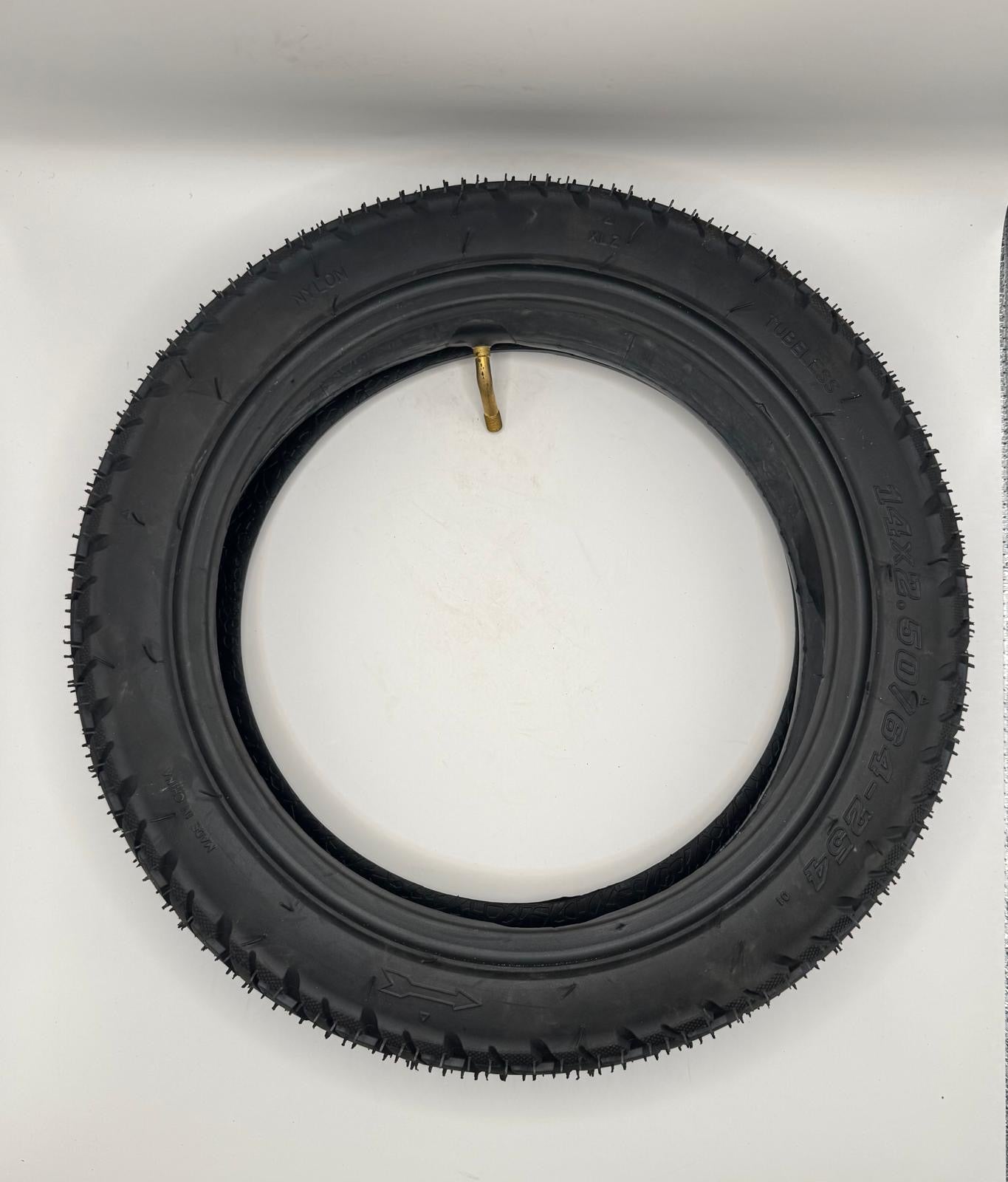 14x2.5 Tubeless Tire for Electric Scooter | 14 Inch Wide Replacement