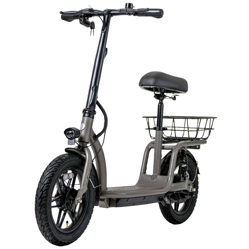 Gotrax Flex Voyager Electric Scooter With Seat - 17 Max Range, 350W Motor, 14" Tires