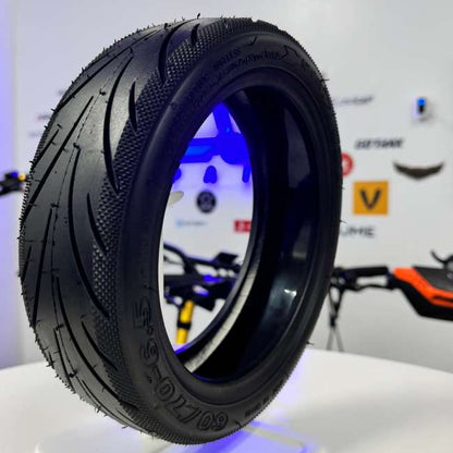 60/70-6.5 Tubeless Tire – Electric Scooter Replacement Tire | Replaces 10x2.5 | Heavy Duty 6.5 Inch