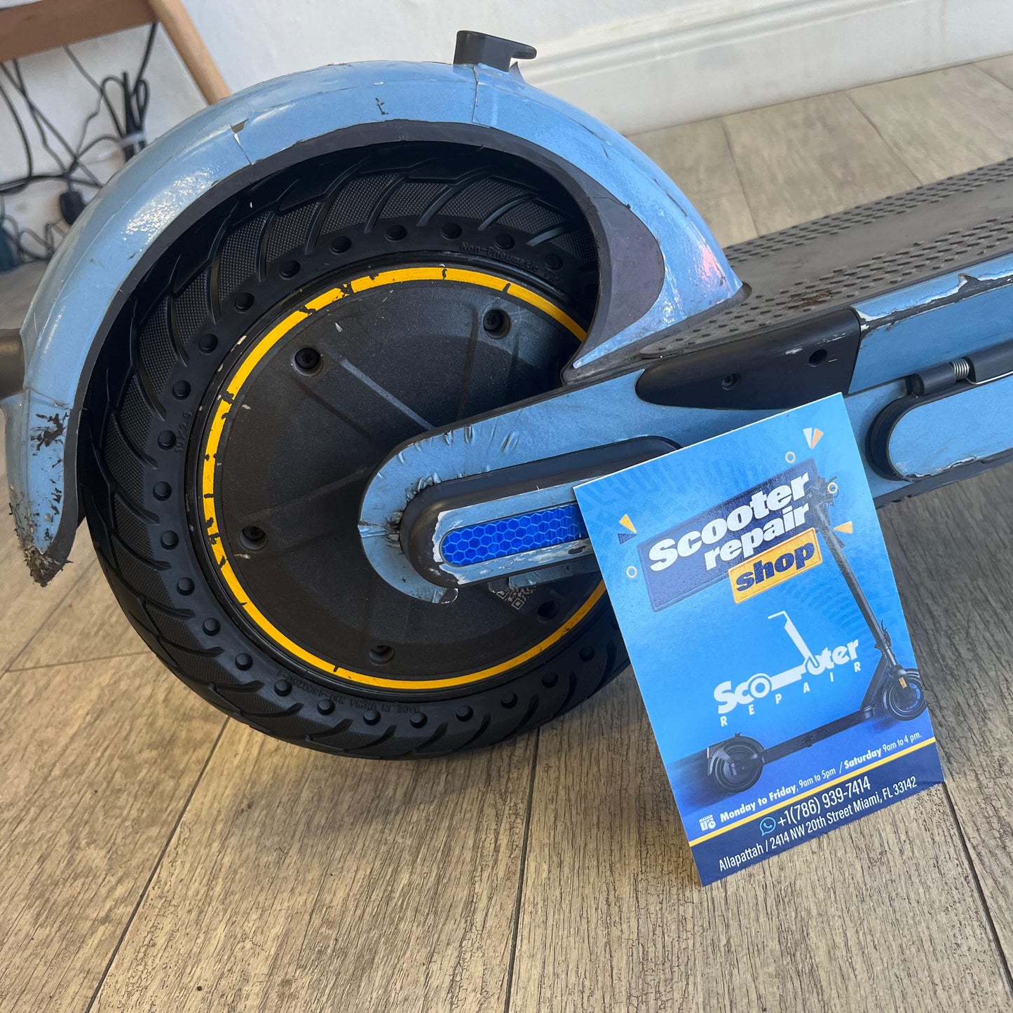 10x2.5 Solid Tire for Electric Scooter | Replaces 60/70-6.5 | Flat Free 10 Inch Replacement