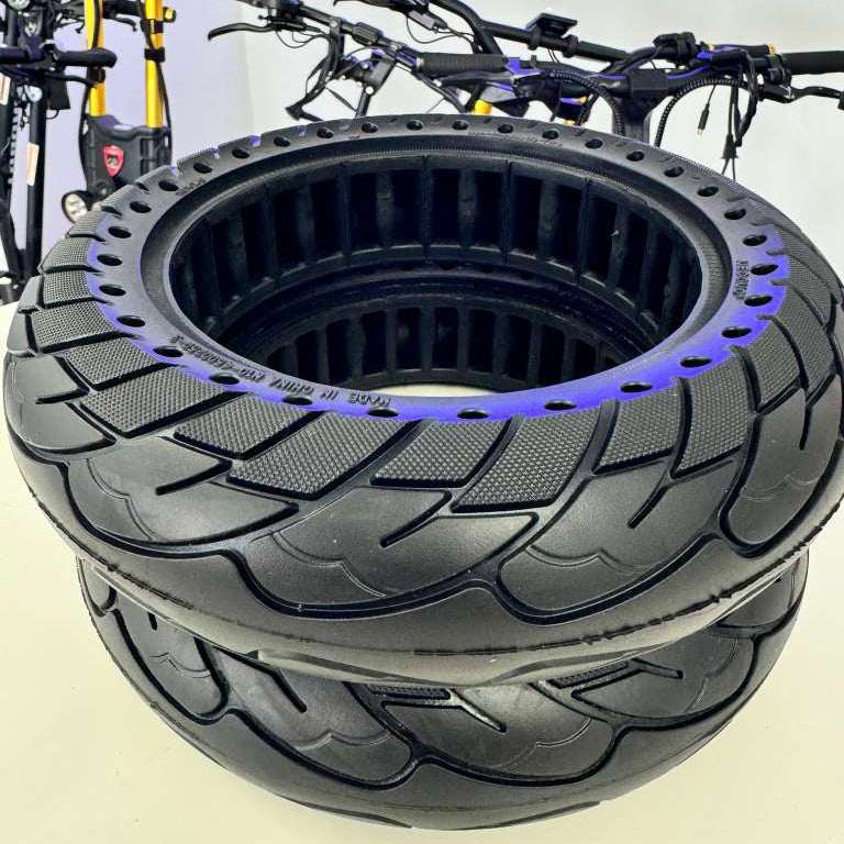 10x2.5 Solid Tire for Electric Scooter | Replaces 60/70-6.5 | Flat Free 10 Inch Replacement