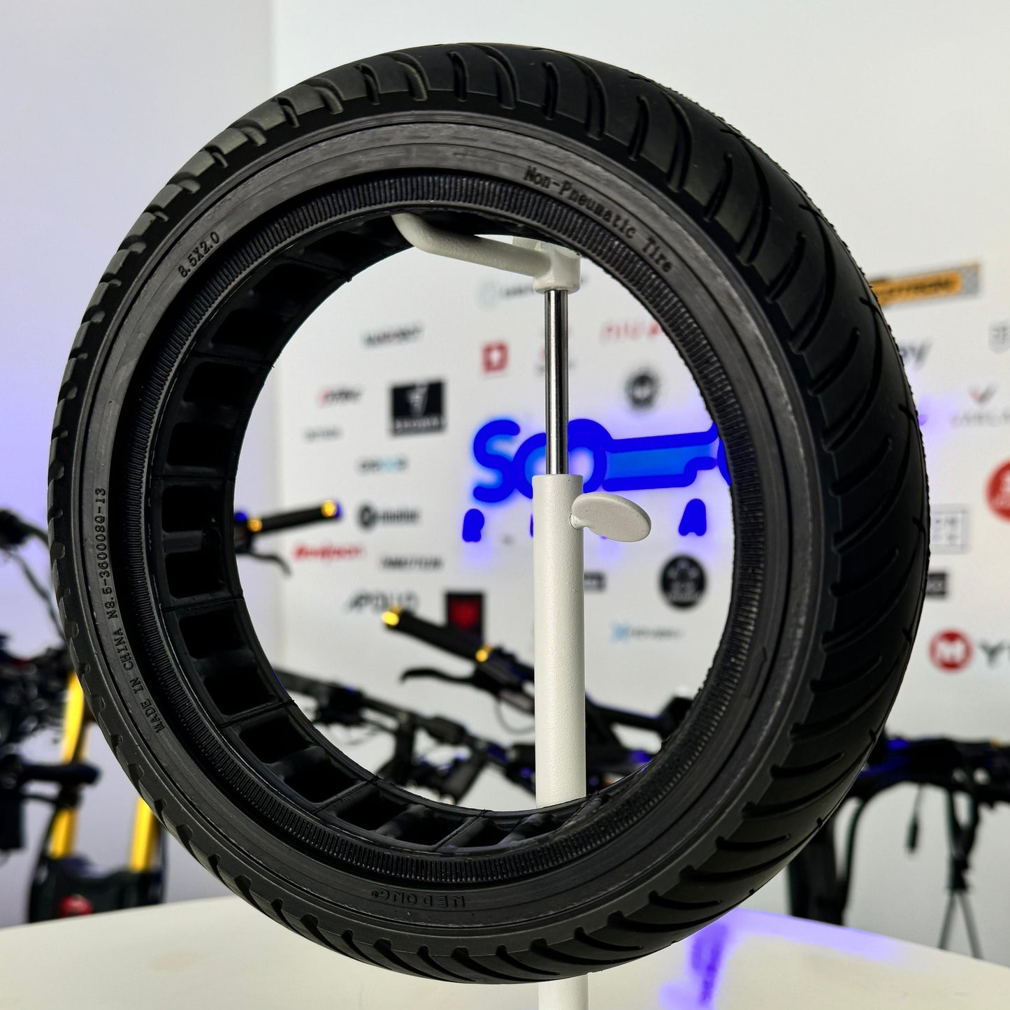 8.5x2 Solid Tire for Electric Scooter | Flat Free 8.5 Inch Replacement