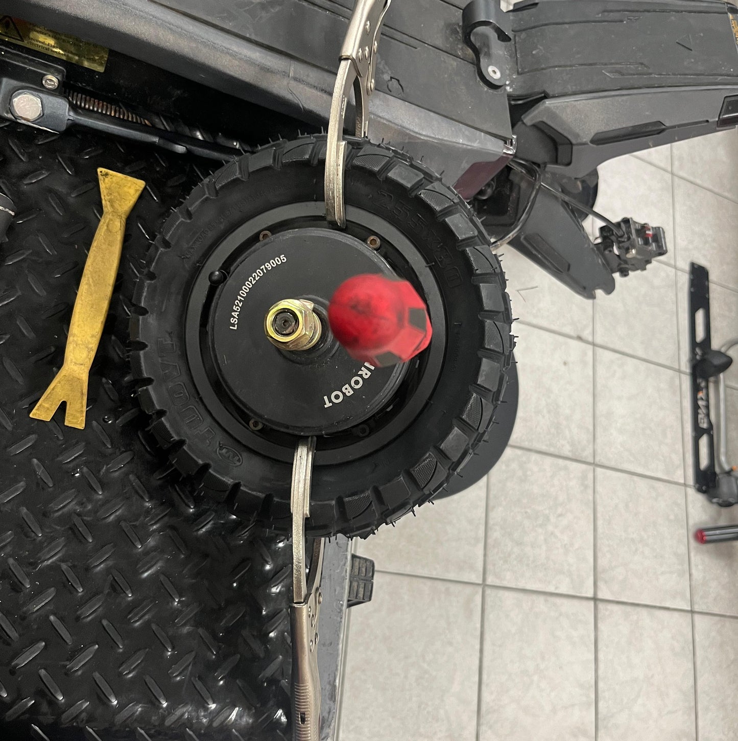 255x80 Tube Type Tire for Electric Scooter | Heavy Duty Replacement