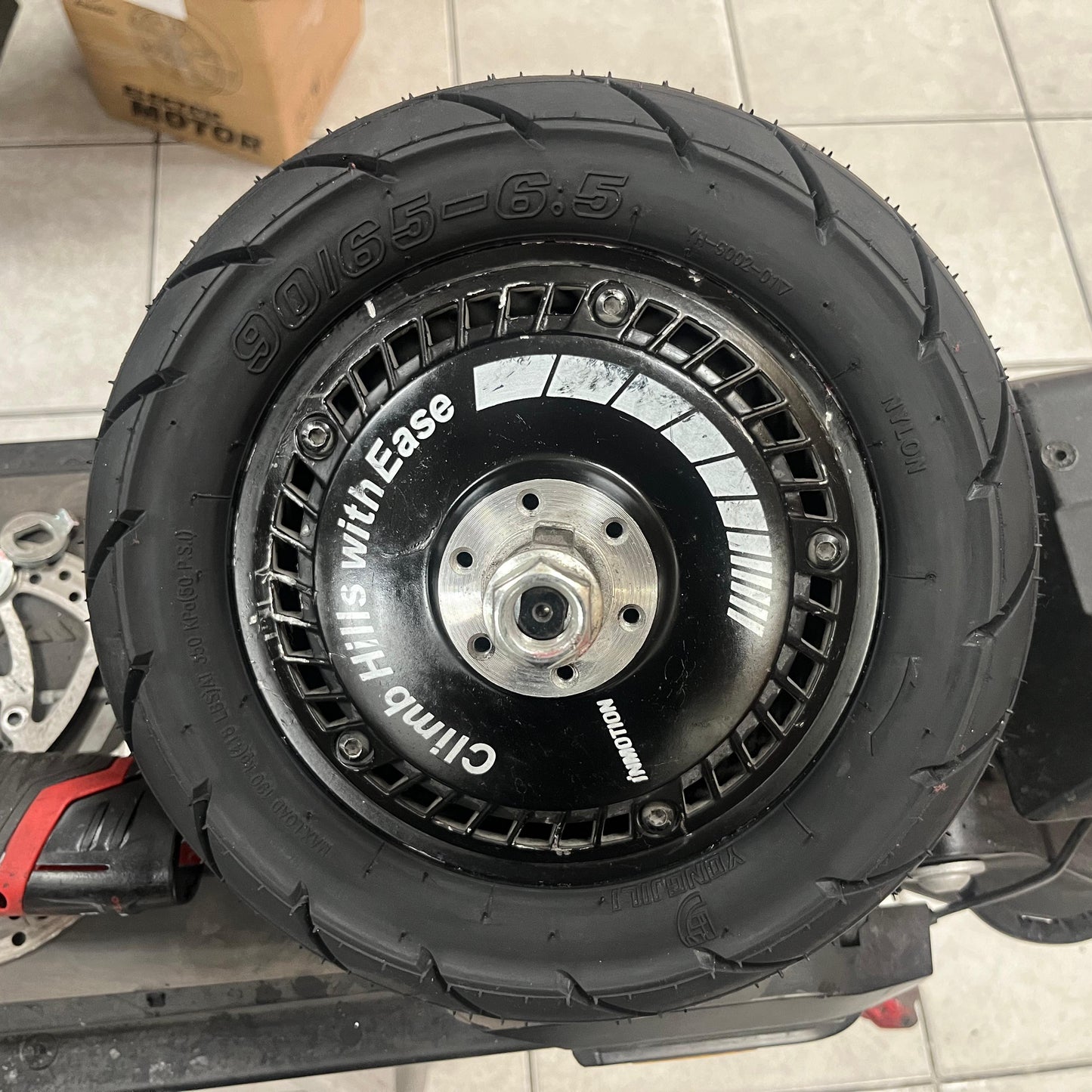 90/65-6.5 Tubeless Tire – Electric Scooter Replacement Tire | Heavy Duty 6.5 Inch