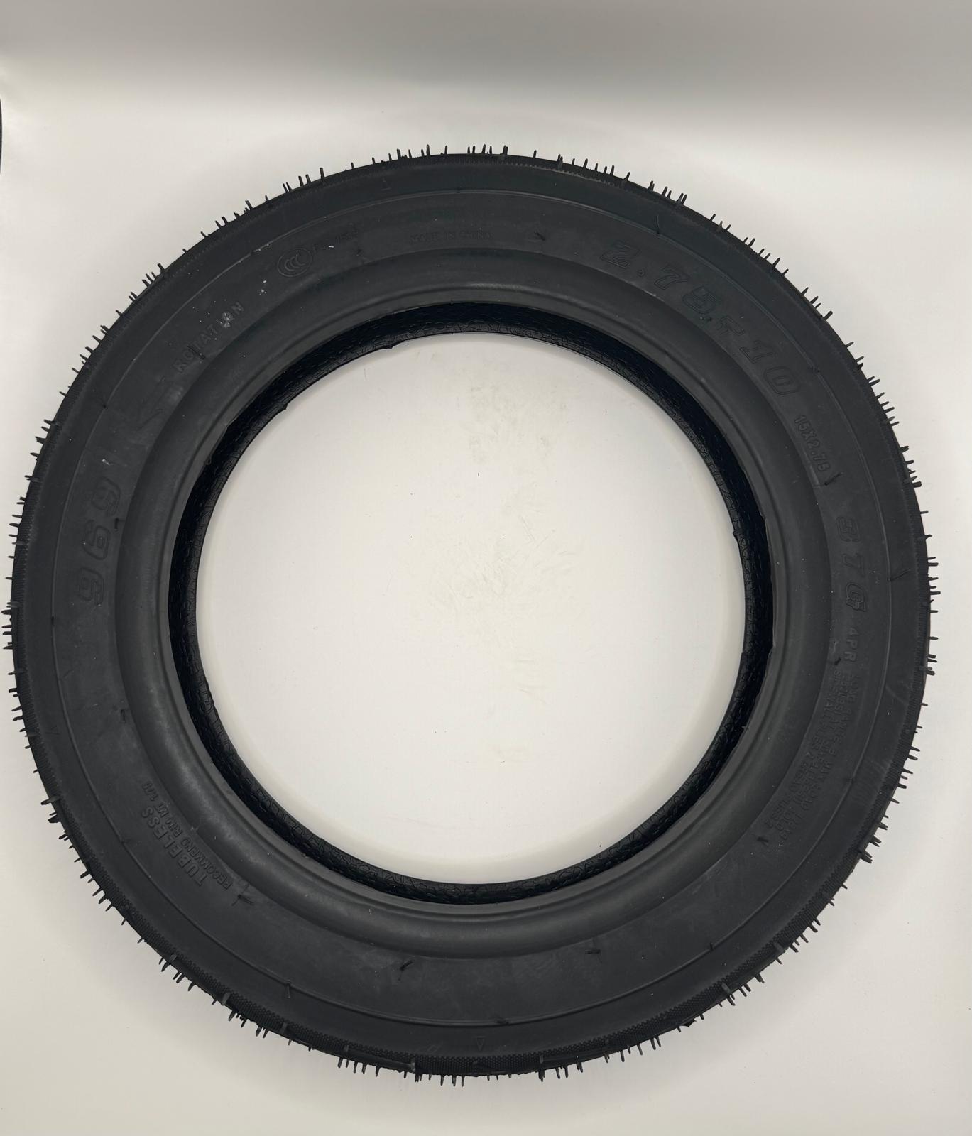 2.75-10 Tubeless Type Tire for Electric Scooter | Heavy Duty Replacement