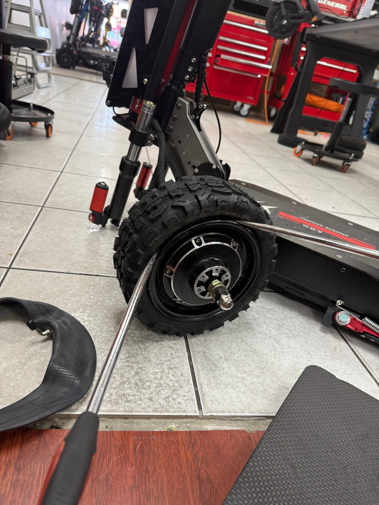 Electric Scooter Tire Installation – $50 Per Tire