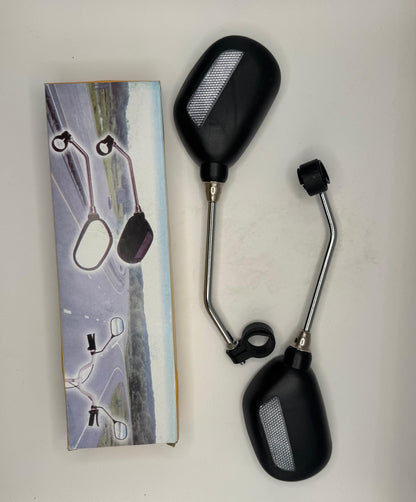 Universal Scooter Rearview Mirrors - Adjustable, 2-Pack