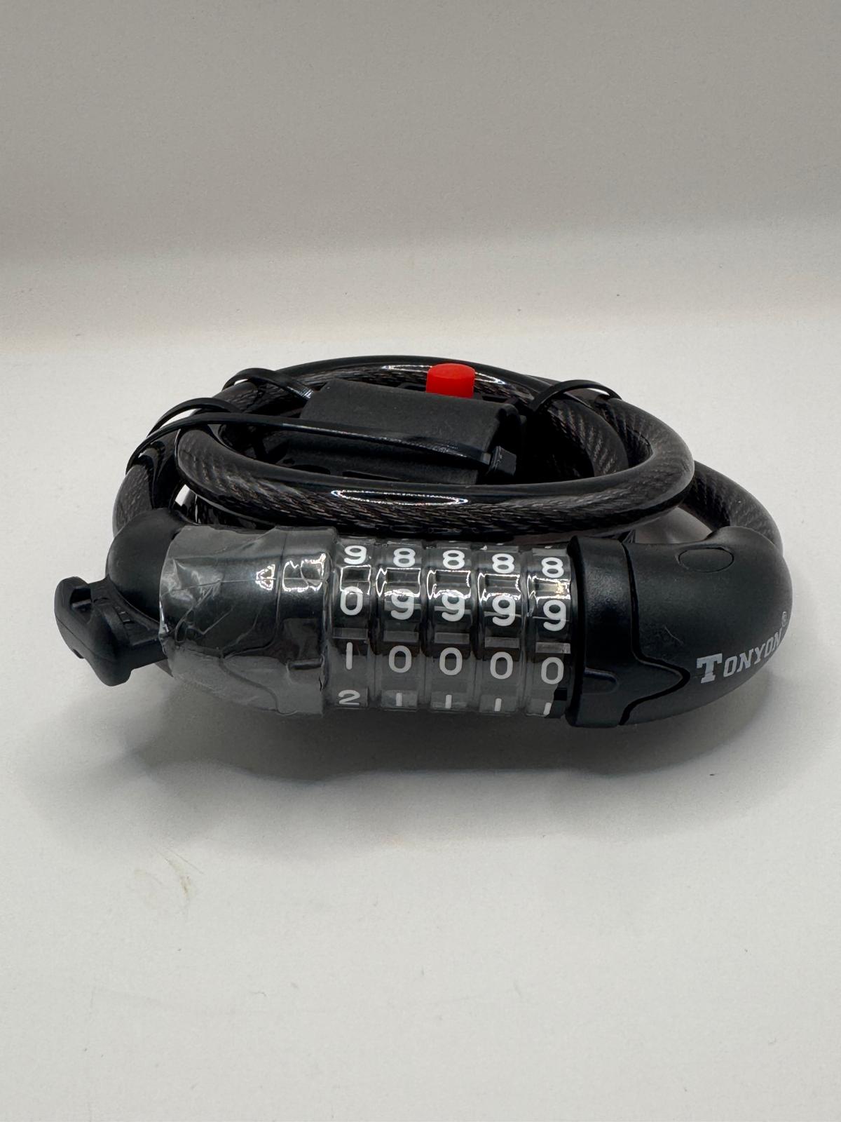 Tonyon 5-Digit Combination Lock - For Scooters, E-Bikes & Bicycles