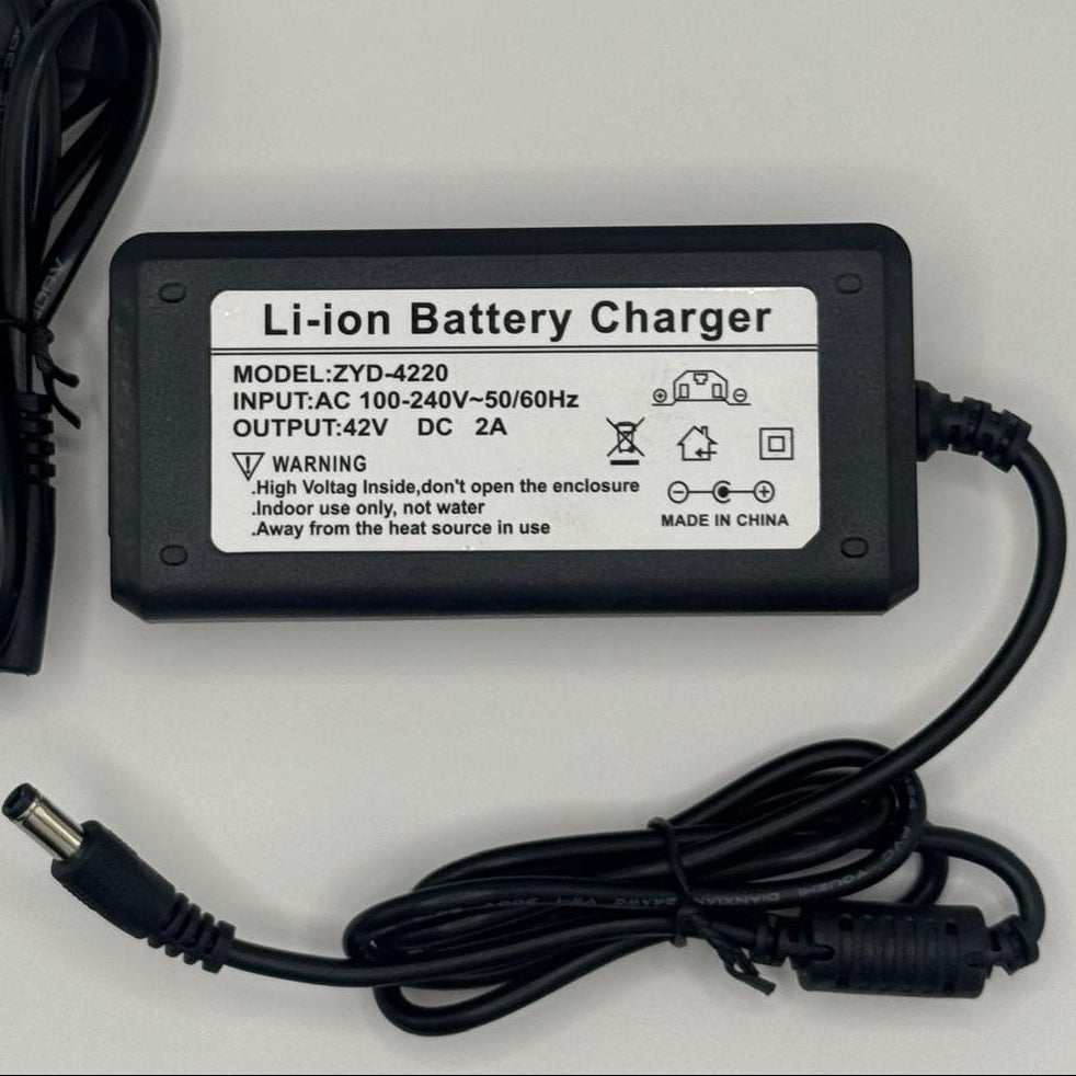 42V 2A Charger for 36V Electric Scooter & E-Bike Batteries