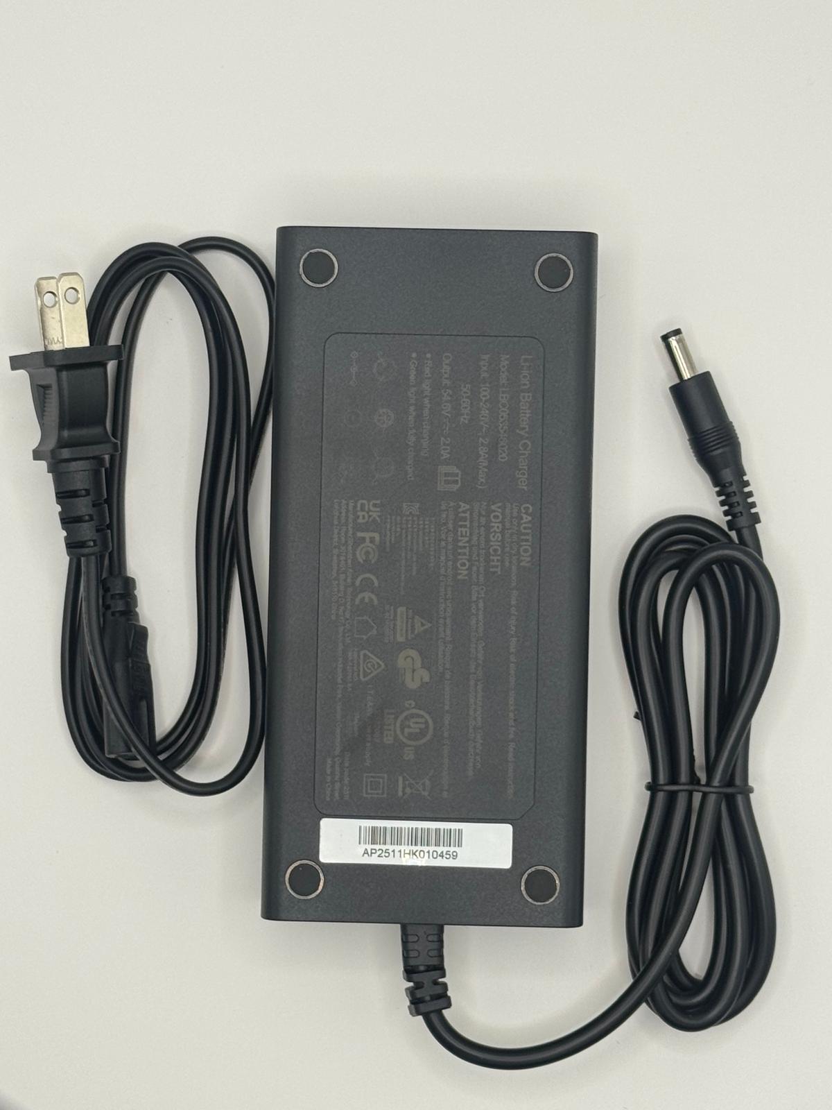 54.6V/2A Charger Power Adapter For Electric Scooter Hoverboard EBike Universal 5-Plug Electric Scooter Accessories US/EU/UK Plug