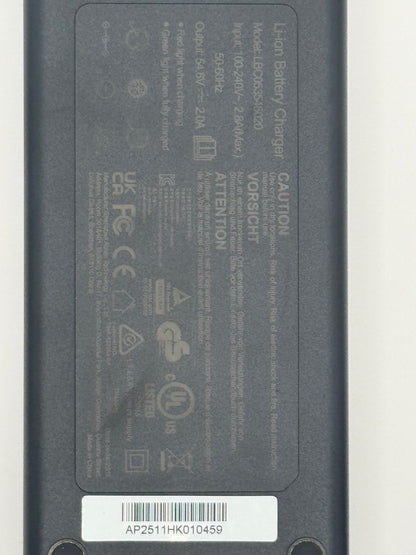 54.6V/2A Charger Power Adapter For Electric Scooter Hoverboard EBike Universal 5-Plug Electric Scooter Accessories US/EU/UK Plug