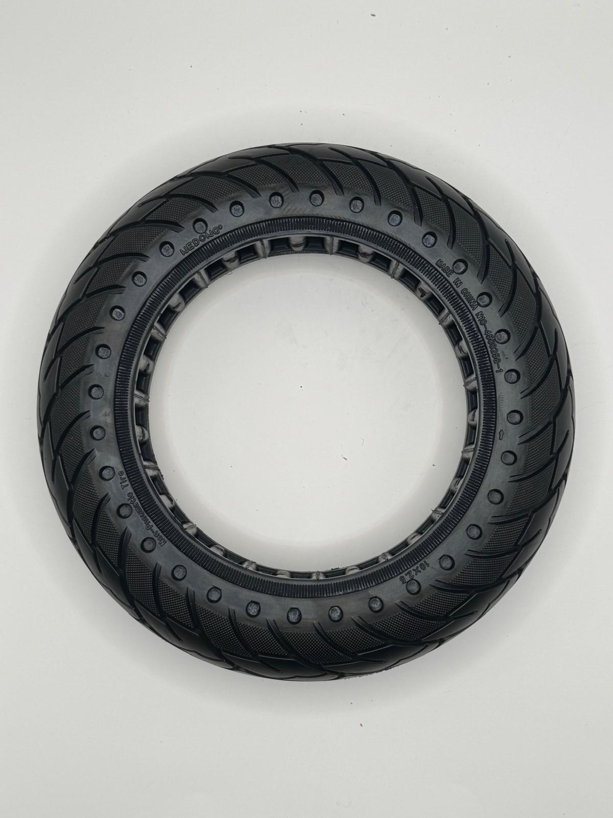 10x2.5 Solid Tire for Electric Scooter | Replaces 60/70-6.5 | Flat Free 10 Inch Replacement